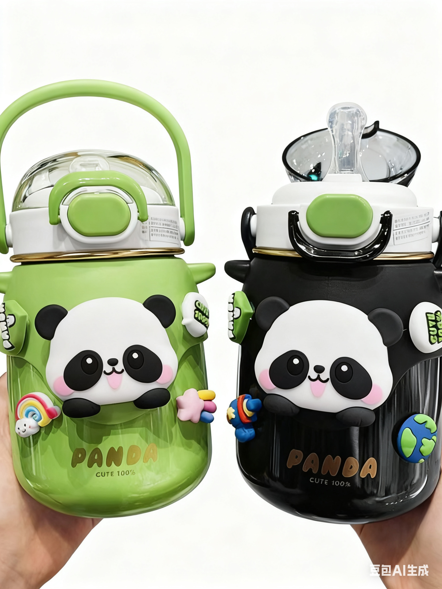 ILAHUI Panda Thermos Water Bottle 700ML 40173620