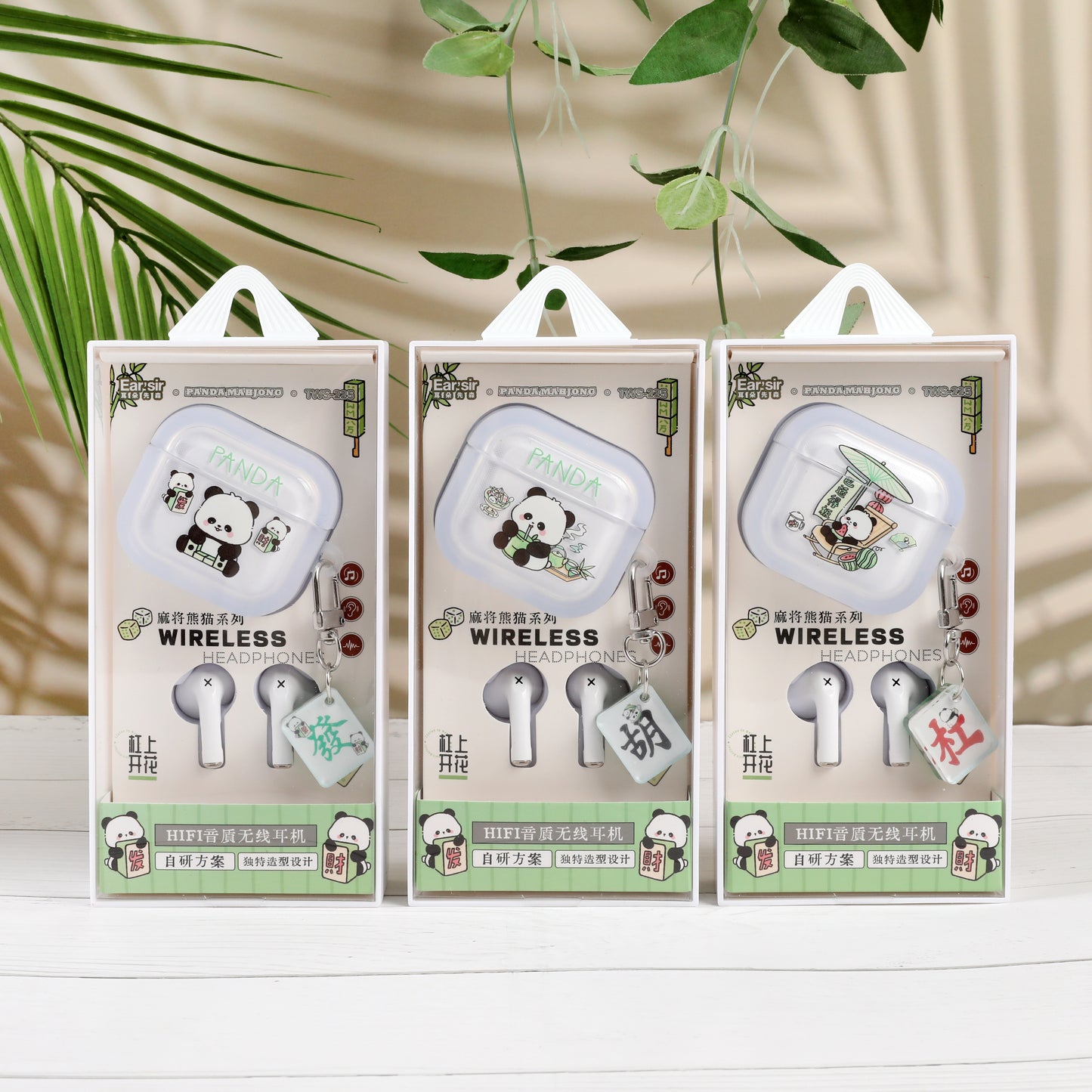 44486850 Panda Series TWS Bluetooth Earphones