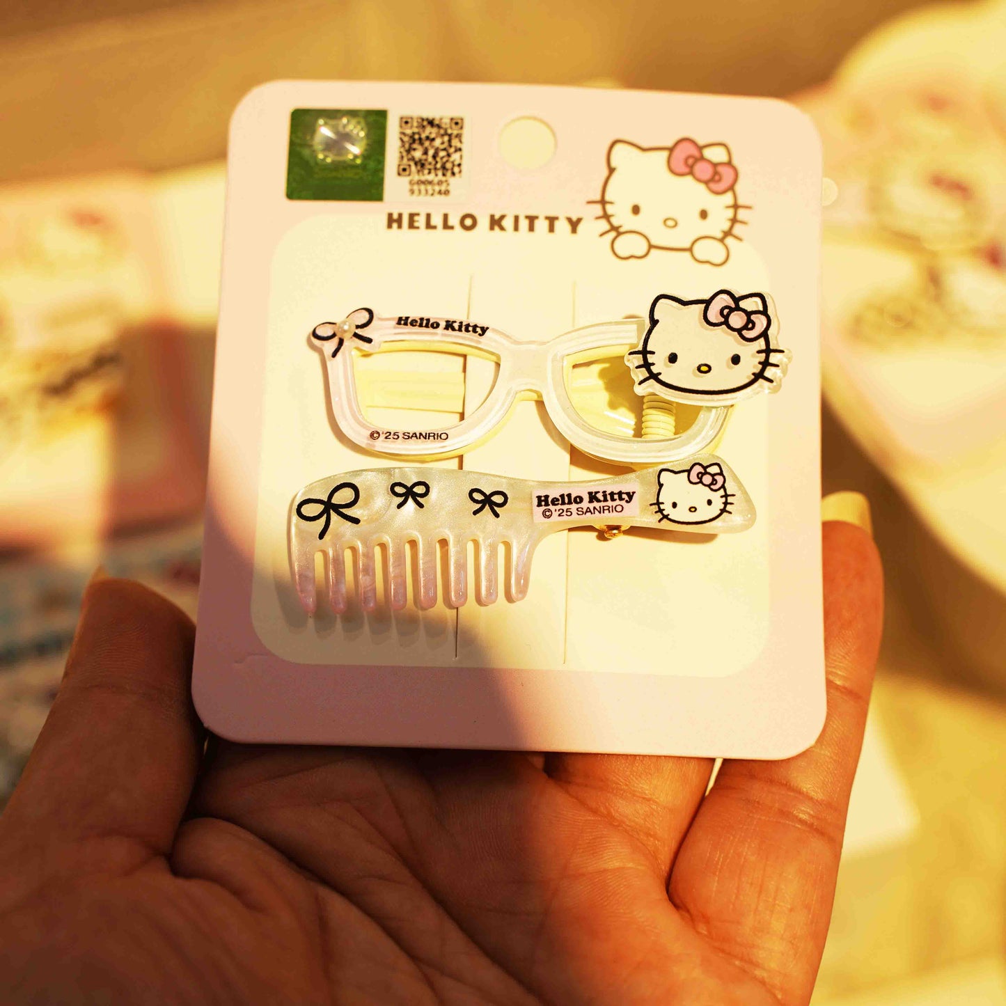 HelloKitty Pink Hair Clip Series