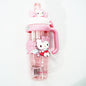 ILAHUI saniro water bottle with drinking straw 1200ml