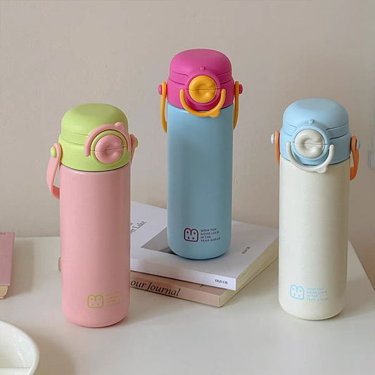 ILAHUI Simple Solid Color Thermos Cup 500ML 71886830