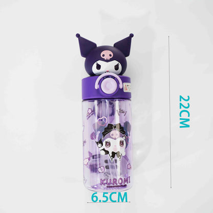 Sanrio Water Bottle 500ml（Kuromi，HelloKitty，Cinamoroll）